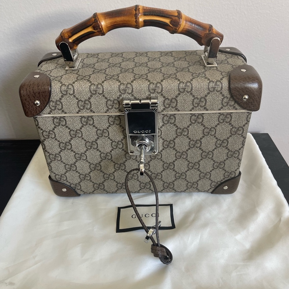 Gucci Globe Trotter Trunk Beauty Case Handbag